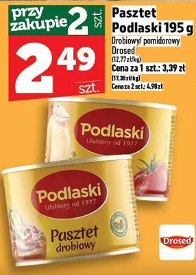Pasztet drobiowy promocja w TOPAZ