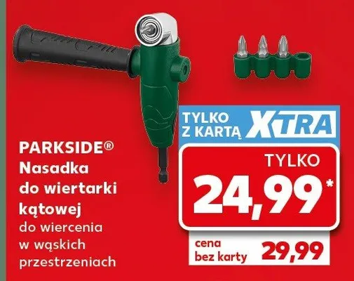 Nasadka do wiertarki kątowej Parkside promocja w Kaufland