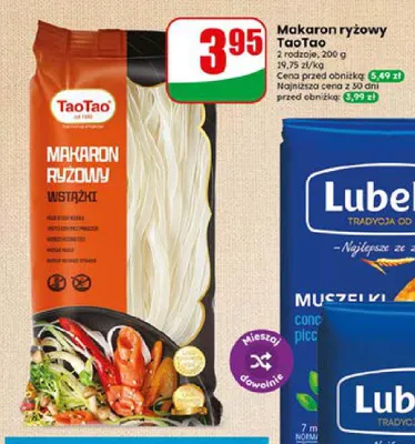 Makaron ryżowy wstążki TaoTao promocja w Dino