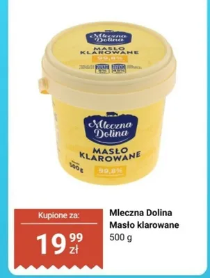 Masło klarowane promocja w Biedronka