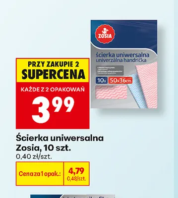 Ścierka uniwersalna Zosia promocja w Biedronka