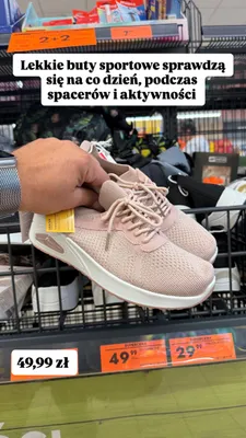 Lekkie buty sportowe damskie promocja w Biedronka