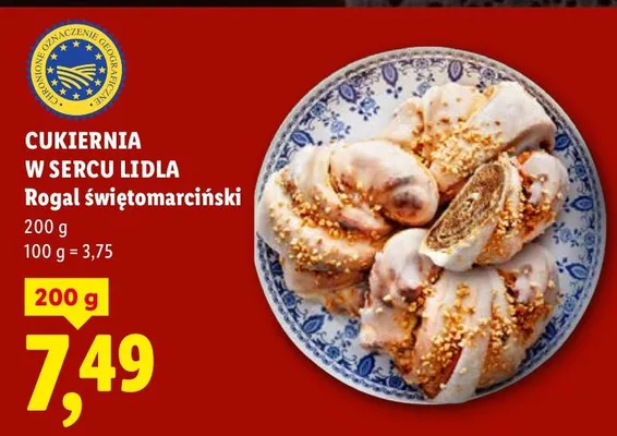 Rogal świętomarcińśki 200 g promocja w Lidl