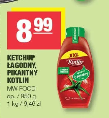 Ketchup pikantny Kotlin promocja w SPAR