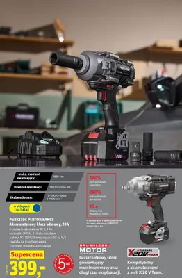 Akumulatorowy klucz udarowy promocja w Lidl