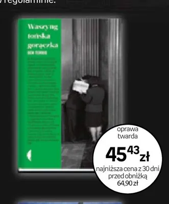 Książka Waszyngtońska gorączka oprawa twarda promocja w Empik