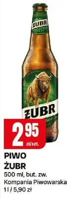Piwo Żubr promocja w Chorten