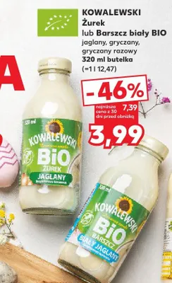 Żurek lub Barszcz biały BIO jaglany, gryczany, gryczany razowy lub z żyta, butelka promocja w Kaufland