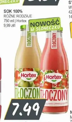 Sok Hortex 100% promocja w Słoneczko