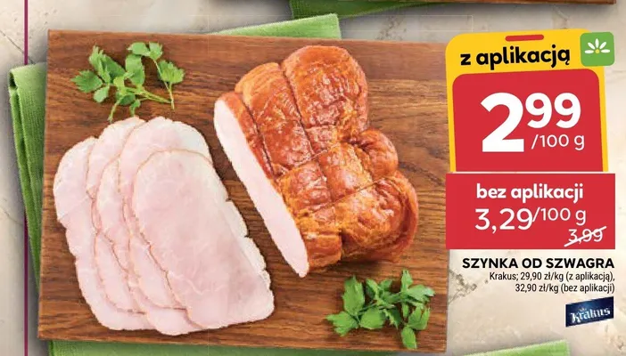 Szynka od Szwagra Krakus promocja w Stokrotka