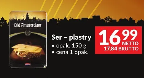 Ser w plastrach Old Amsterdam promocja w Makro