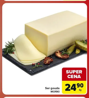 Ser gouda Mońki promocja w Carrefour Market