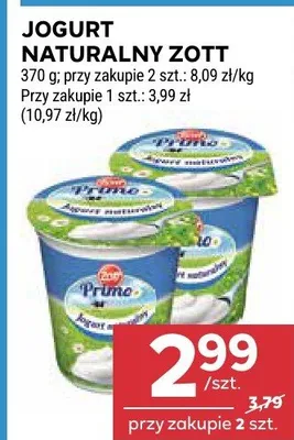 Jogurt naturalny promocja w Stokrotka