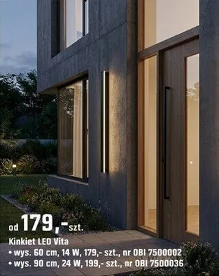 Kinkiet LED Vita promocja w OBI