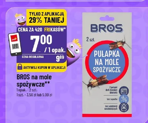 Pułapka na mole spożywcze Bros promocja w POLOmarket