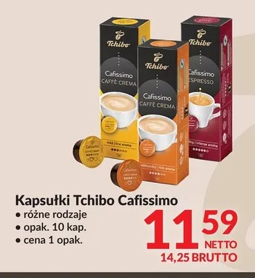 Kapsułki Tchibo Cafissimo Caffè Crema Fine Aroma promocja w Makro