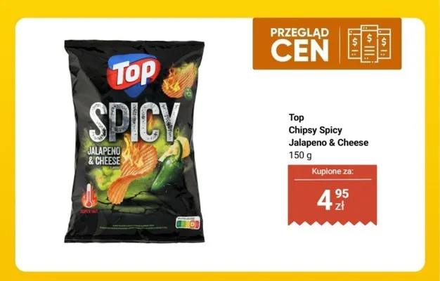 Chipsy Spicy Jalapeno & Cheese promocja w Biedronka