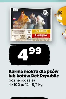 Karma mokra dla psów Pet Republic promocja w Netto