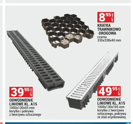 Kratka trawnikowo-drogowa czarna promocja w Merkury Market
