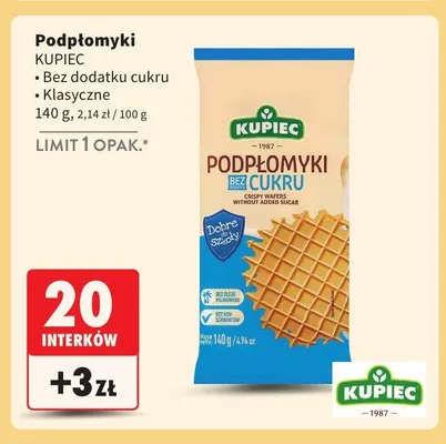 Podpłomyki Klasyczne KUPIEC promocja w Intermarche
