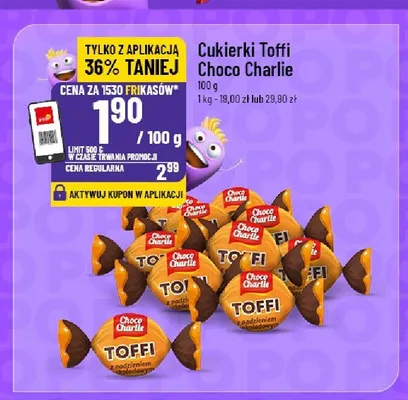 Cukierki Toffi Choco Charlie promocja w POLOmarket