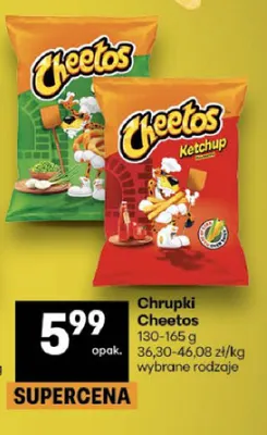 Chrupki Cheetos Ketchup promocja w Delikatesy Centrum
