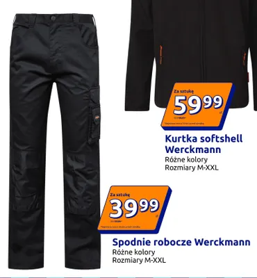 Spodnie robocze Werckmann promocja w Action