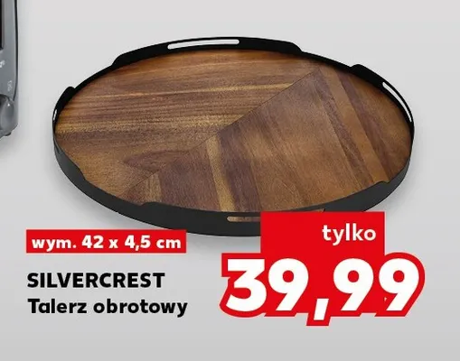 Talerz obrotowy Silvercrest promocja w Kaufland