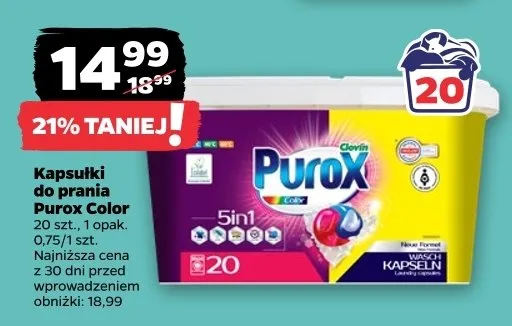 Kapsułki do prania Color promocja w Netto
