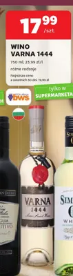 Wino Varna 1444 promocja w Stokrotka