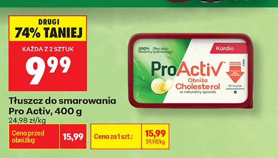 Tłuszcz do smarowania ProActiv promocja w Biedronka