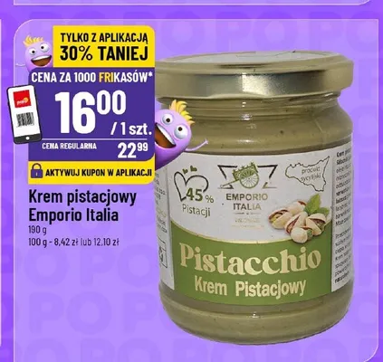 Krem pistacjowy Emporio Italia promocja w POLOmarket