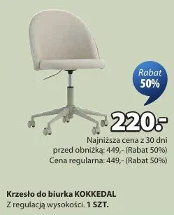 Krzesło do biurka Korkedal promocja w Jysk