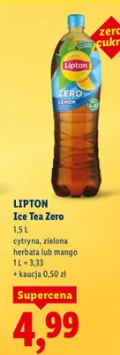 Ice Tea Zero promocja w Lidl