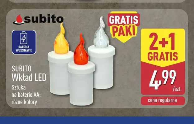 Wkład LED Subito promocja w Aldi