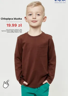Chłopięca bluzka 5,10,15. promocja w 5.10.15