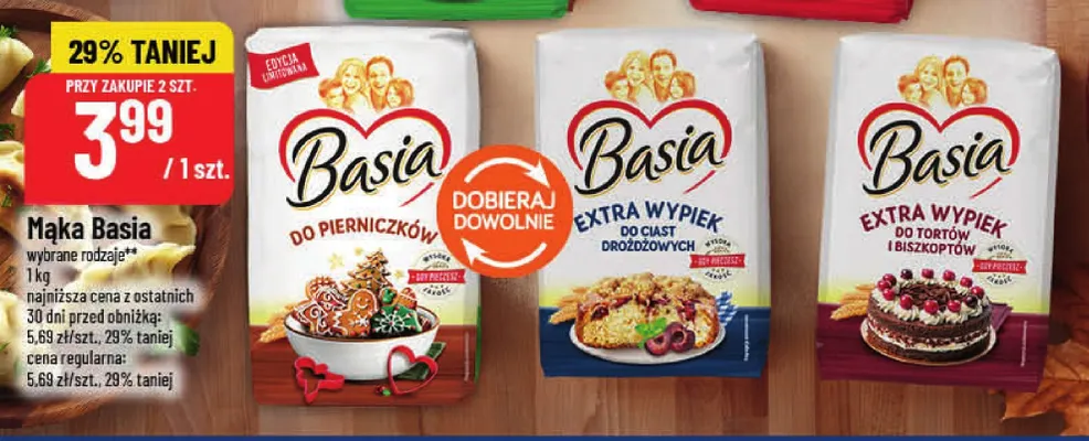 Mąka do pierniczków Basia promocja w POLOmarket