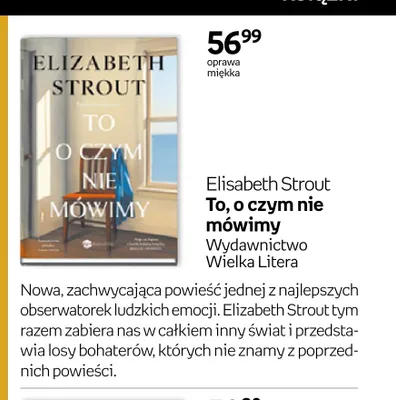 Książka To, o czym nie mówimy promocja w Empik