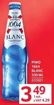 Piwo 1664 Blanc 330ML promocja w Selgros