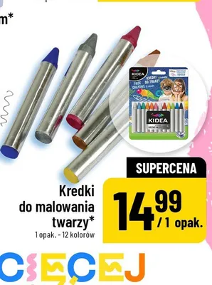 Kredki do malowania twarzy KIDEA promocja w POLOmarket