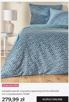 Komplet pościeli z bawełny satynowej Ornitio home&you promocja w home&you
