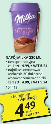 Napój mleka 220 ml Milka promocja w Selgros