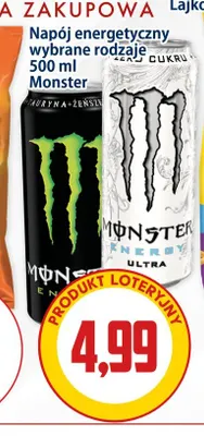 Napój energetyczny Monster Energy Ultra promocja w Kupiec