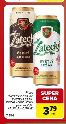 Piwo bezalkoholowe Žatecký promocja w Carrefour Market