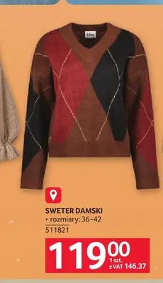 Sweter damski promocja w Selgros