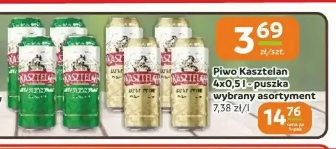 Piwo Kasztelan promocja w Gama