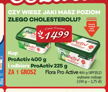 Margaryna Flora ProActiv promocja w CEZAR Delikatesy
