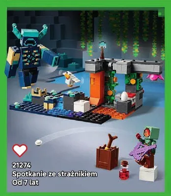 Klocki LEGO Minecraft 21274 Spotkanie ze strażnikiem promocja w LEGO