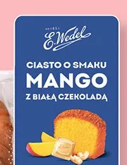 Ciasto o smaku mango z białą czekoladą E.Wedel promocja w Biedronka