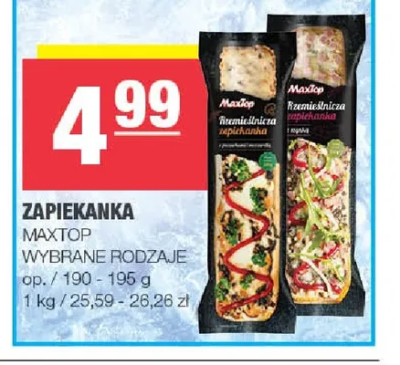 Zapiekanka Maxtop promocja w SPAR